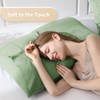 Queen Pillowcases, Cooling Viscose from Bamboo Pillow Covers with Envelope