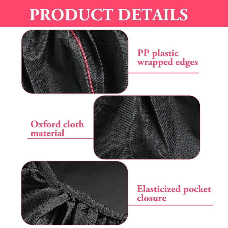 ZCYKJ Car Winch Cover Black Waterproof Dust Resistant Soft Winch