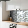 Art3d Peel and Stick Beige & White Wall Tiles –