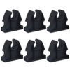 UPTTHOW 6Pcs Rubber Pole Light Storage Clips for Boat to
