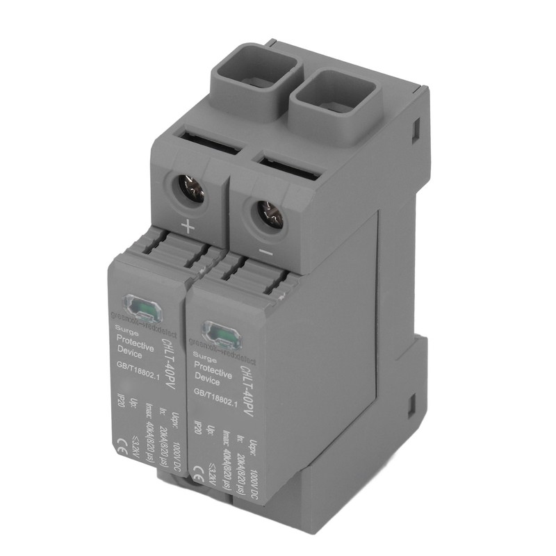 Surge Protective Device 2P Photovoltaic Voltage Protection Arrester Protector 20‑40KA