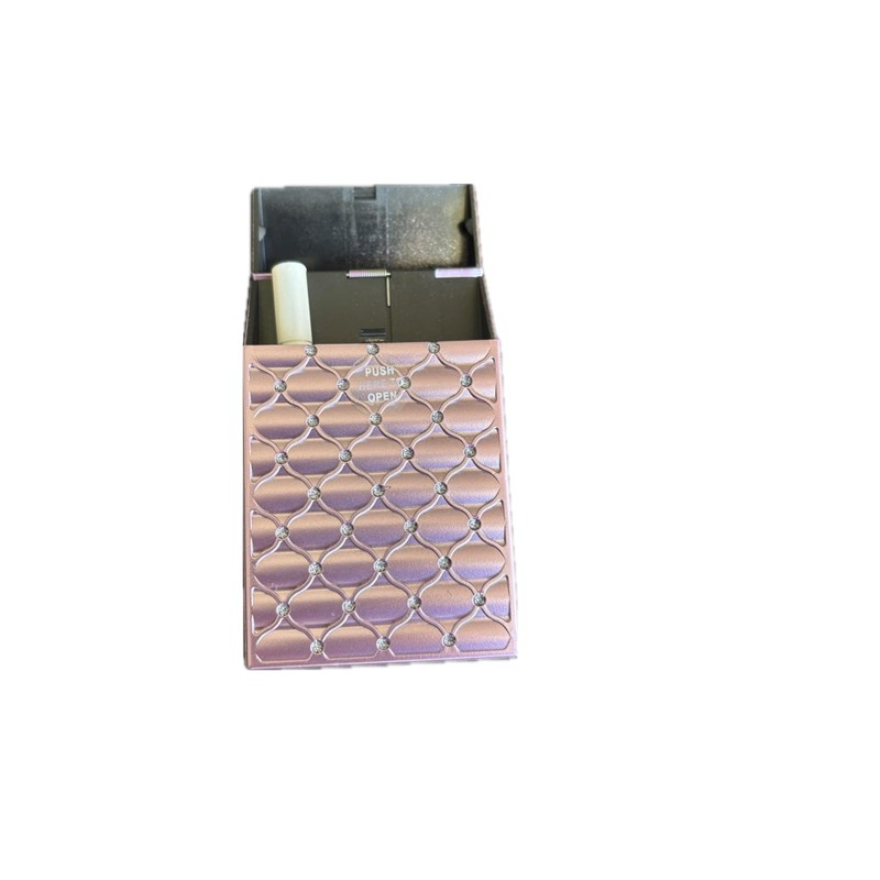Elegantes Zigarettenetui, 108 x 60 x 18 mm, Kunststoff mit