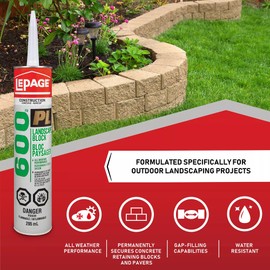 295mL PL 600 Landscape Block Construction Adhesive