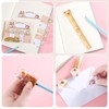 Kogcmeetl 7Pcs Cute Capybara Stationary Set Kawaii School Supplies Japanese