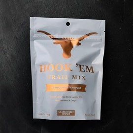 University of Texas Cowboy White Cheddar Trail Mix (Pack of THREE 7oz Bags)