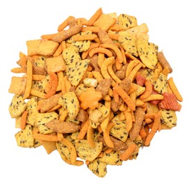 Grab Our Nuts Taco Loco Snack Mix 28 Ounce Jar: Salted Corn & Flex Chips, Hot & Spicy Sesame Sticks, Salsa Corn Sticks, Nacho Corn Sticks, Seasoned Rice Crackers