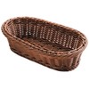 Lacor Oval Bread Basket, Polypropylene Brown, 14 x 19 x
