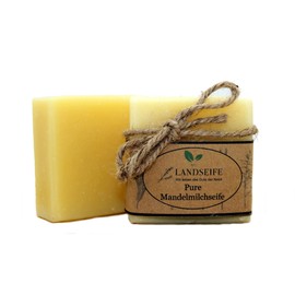 Landseife Pure organic almond milk soap - handmade organic natural soap
