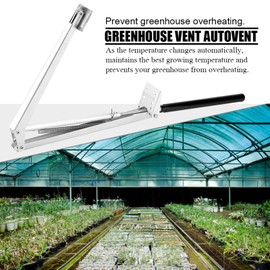 Greenhouse Window Opener, Solar Heat Sensitive Automatic Greenhouse Vent Opener, No Electricity Required, Lifting 15 lbs