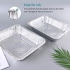 Kmandaovirex Aluminum Foil Baking Pan, 9x13 Size, Heavy-Duty Disposable Aluminum