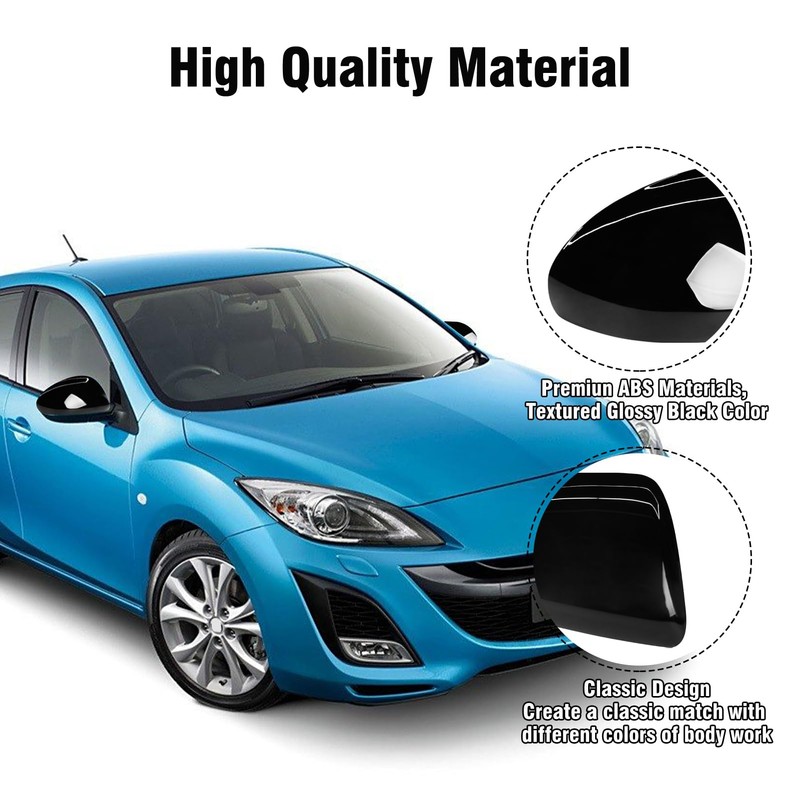 OWITAT Compatible with Mazda 2 2011-2015/Mazda 3 2010-2013 Right Passenger