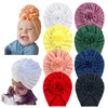 Angla Baby - Gorro para bebé con nudo de flores,