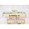 LOZULO Modern Spring Van Gogh Rose Table Runner, Summer Seasonal