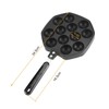 12-Cavity Non-Stick Aluminum Takoyaki Grill Pan & Pancake Maker -