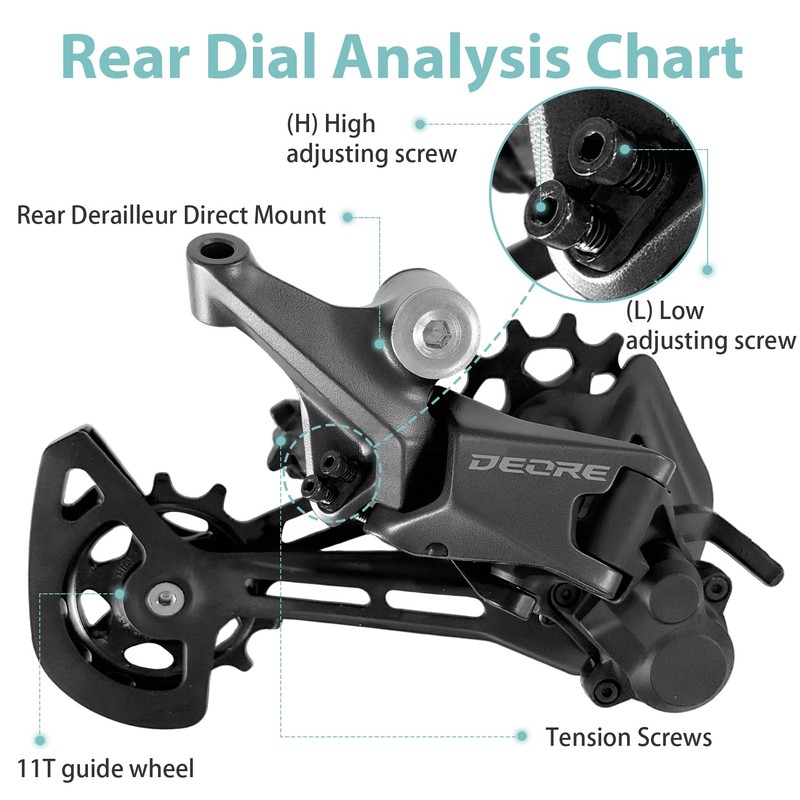 Bicycle Rear Derailleur RD-M5100-SGS 11 Speed Rear Derailleur Direct Mount