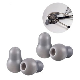 Stethoscope Ear Tips Replacement Stethoscope Parts Compatible for Littmann Stethoscopes Ear Pieces Fits Classic 3 /Cardiology 3 /Cardiology 4/Cardiology III & IV(grey)