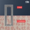 Fittes Flush Wall Vent [Lite+] - 6"x12" - Cotton White