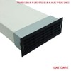 Kair 204mm x 60mm Airbrick with Surround - Black