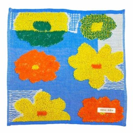 Marushin 6165018000 Mini Towel, Hand Towel, Handkerchief, SOU, Oshihana, Made in Japan, Imabari, 100% Cotton