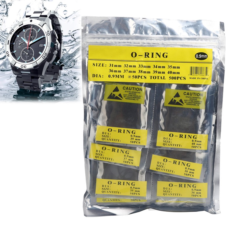 Professional Rubber Watch ORing Watch Back Sealing Gasket Replacement Accessory