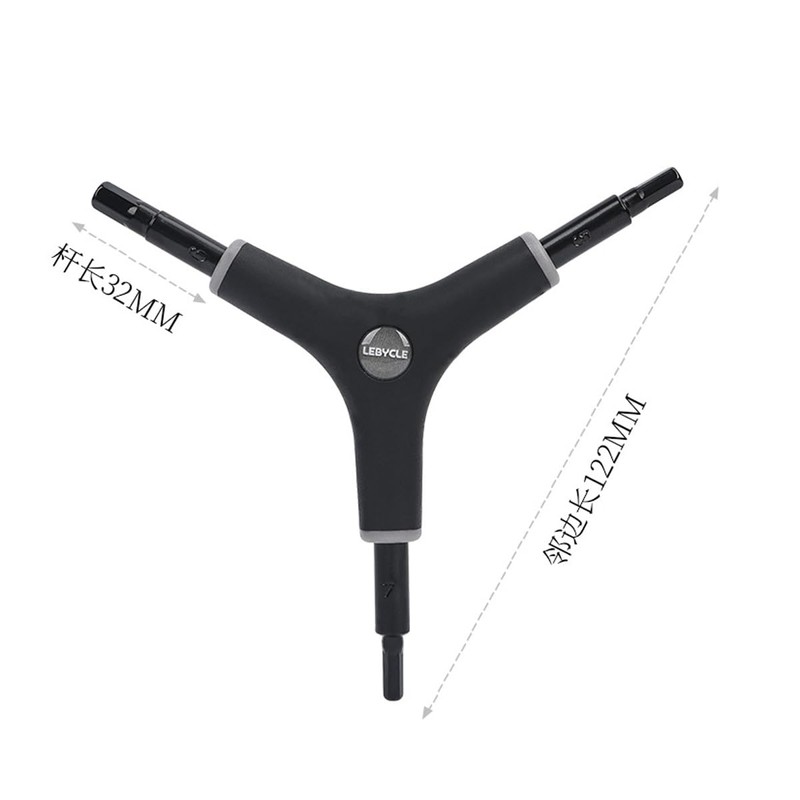 HOUSON Triple Y-Shaped Allen Wrench (4/5/6mm) | 40CRV Steel HRC42°
