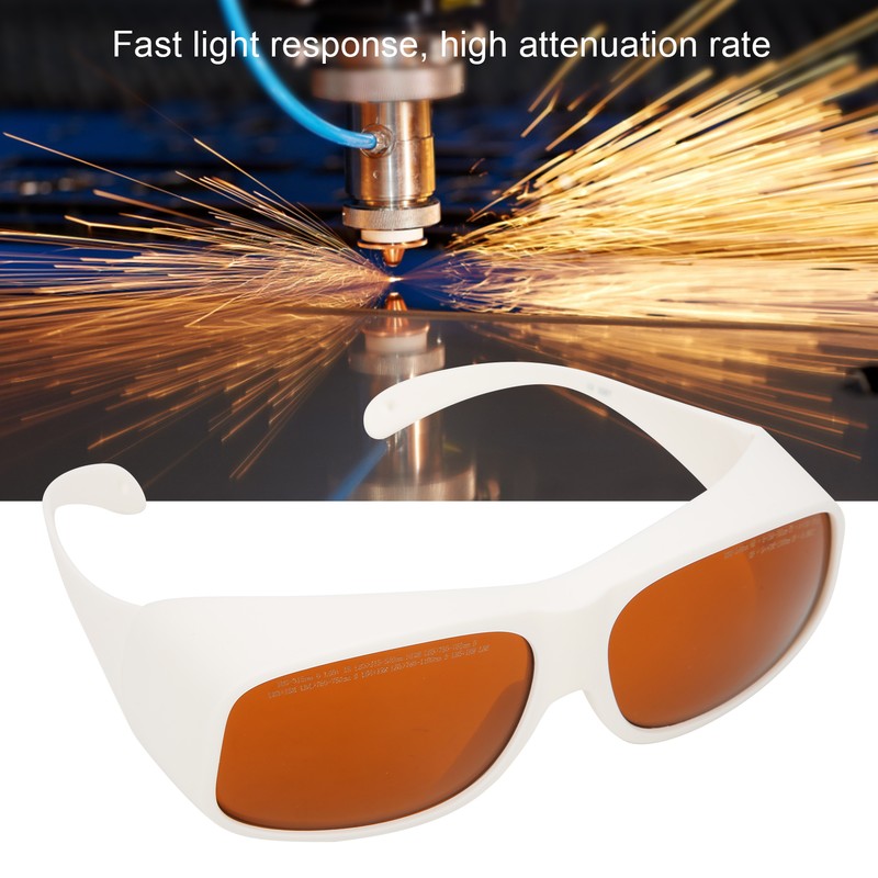 Safety Laser Glasses 532nm 1064nm Wavelength Protective Goggles Wearproof for