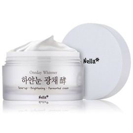 Nella One Day Whitener White Eye Tone Up Glow Fermented Cream / 넬라 원데이 화이트너 하얀눈 톤업 광채 발효 크림