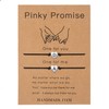 SANNYRA Pinky Promise Bracelet, DA Couples Bracelets Matching Initial Relationship