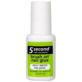 5 Second Nail Brush On Nail Glue, 6-Gram (Pack of 3)