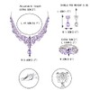 EVER FAITH Conjuntos de joyas de dama de honor nupcial