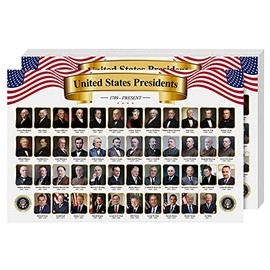 United States of America President Poster â Pictures & Names of USA Presidents | For School & At Home Use | 11 x 17â | 10 per Pack