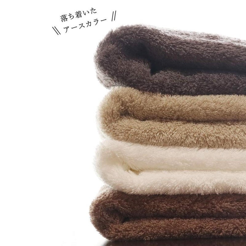 Imabari Towel, MEZAME Face Towels, 2 Piece Gift Set, 5SECONDS