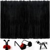Iooleem 200pcs Black Pipe Cleaners, Chenille Stems, Pipe Cleaners for