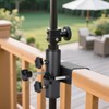 XINSUO Parasol Holder Balcony Railing, Patio Parasol Holder, Parasol Holder