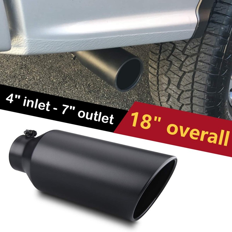 LCGP 4" inlet to 7" outlet 18" Long Universal Diesel