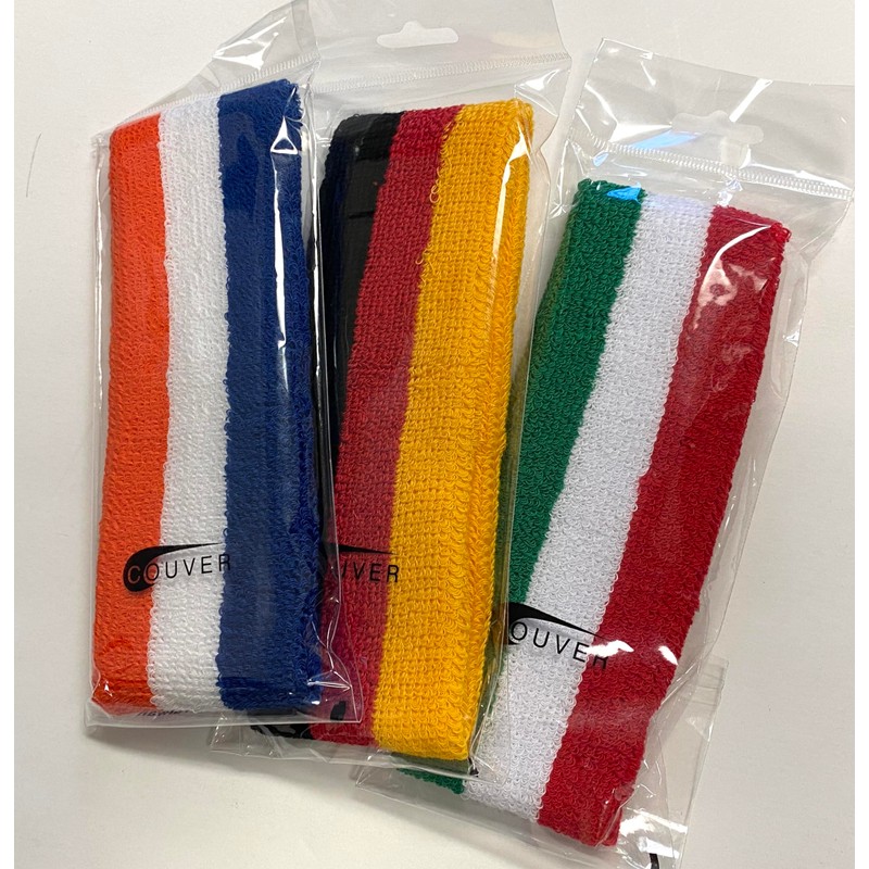 Couver Bélgica - Diadema deportiva de algodón con bandera de