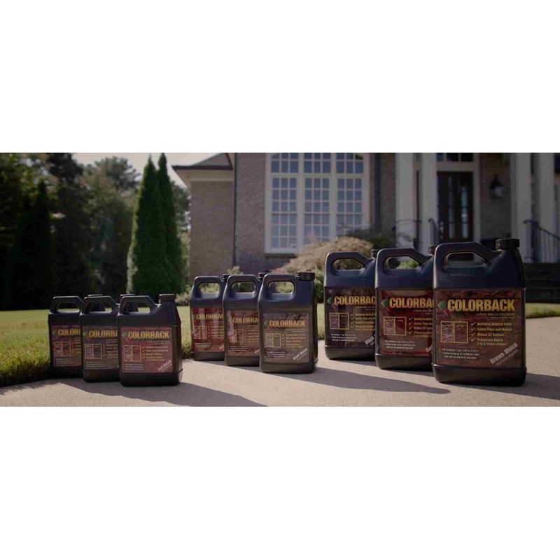 COLORBACK Black Mulch Dye, 12,800 Square Feet Coverage – Mulch