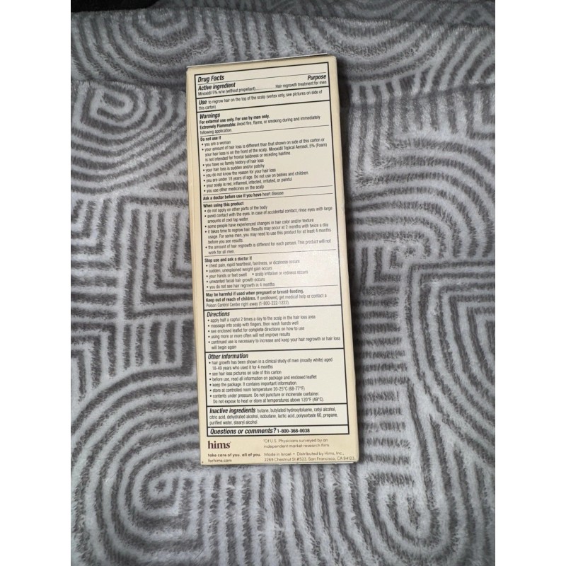 Hims Hair Regrowth Treatment Topical UNOPENED 2.11oz exp 2025