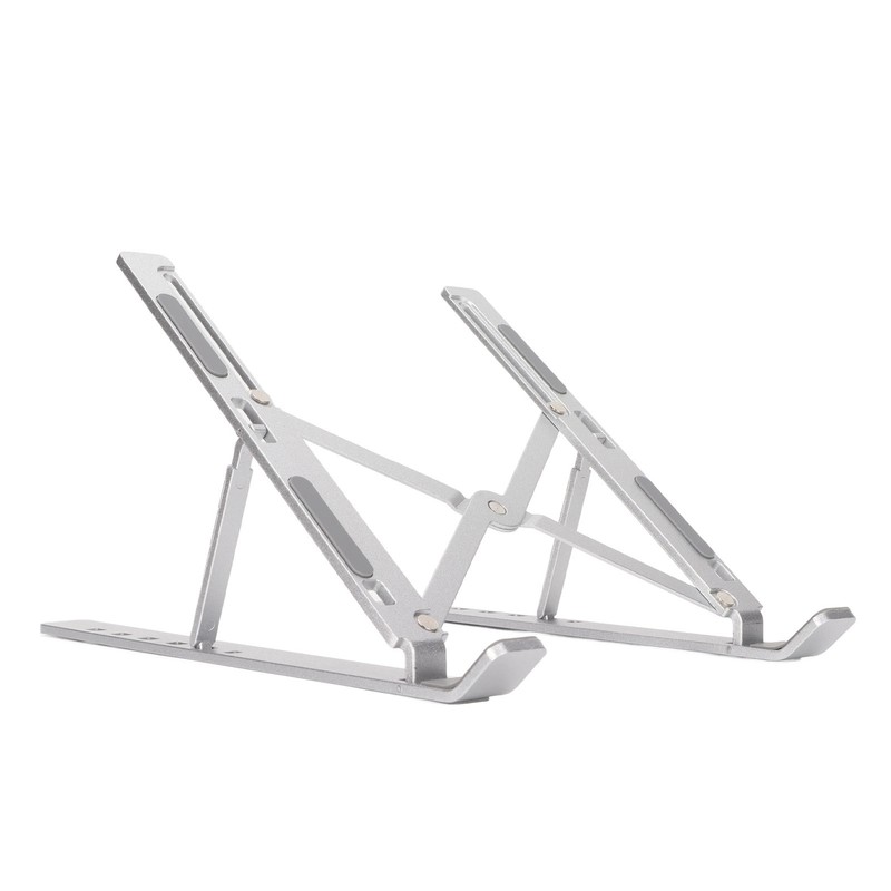 Laptop Stand Aluminium Alloy Adjustable Height Nonslip Rubber Pads Foldable