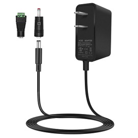 YLYLXIMA UL Listed 5V 1A Power Supply Adapter AC 100-240V to DC 5V 1A Wall Charger 5Volt 1Amp US Plug 5.5 X 2.5mm/3.5x1.35mm/LED Connector with 5FT Cord for 5V 1000MA 800MA 500MA 300MA Product.