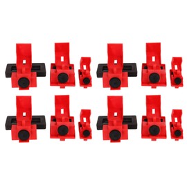 Tyenaza 12 Pack Circuit Breaker Lockout Device, 120/277V & 480/600V Clamp On Single Pole Breaker Lock Out Device, OSHA Compliant (Medium, Large, Extra Large)
