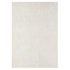 LUXE WEAVERS Grayson Collection 5803 Cream 4x5 Floral Palm Leaf