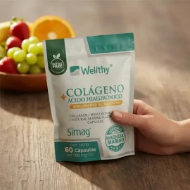 Colageno Y Acido Hialuronico Con Magnesio Marino 60caps Se Neutro                                                                                     