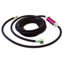 Paasche A-1/8 MT Paasche Braided Air Hose w/Couplings & Moisture Trap - 10 foot