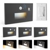 Jandov 4 Pack Motion Sensor Stair Lights Indoor Outdoor,Dimmable Motion