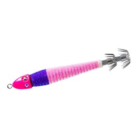 DUEL YO-ZURI Four-Eyed Lead Squid Jig, No. 20 (2.6 oz (75 g)), PPUH:04 (Pink Purple Head)