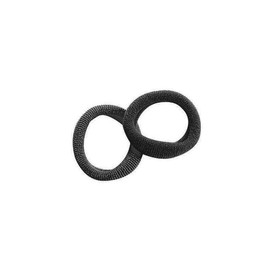 Chubby Hair Rubber Band Black Knotless Hair Tie (WFIZU19) / 통통 헤어고무줄 머리고무줄 검정 머리끈 무매듭 (WFIZU19)