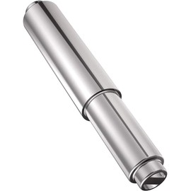 Sliver Paper Toilet Holder Replacement Rod Toilet Paper Holder Roller Stainless Steel Toilet Paper Holder Spring Loaded Holder Roller Toilet Spring Rod Bathroom Hardware