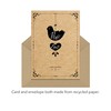 36 Recycled Eco Friendly Modern Brown Christmas Cards