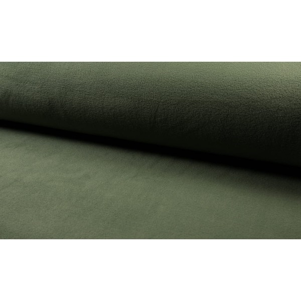 Lambskin Polar Fleece Fabric Material - Khaki, 1Mtr 150cm x